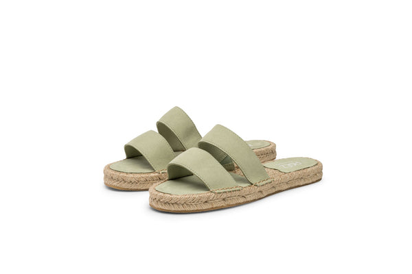 Sandalias Straps Vegan Suede Sandal