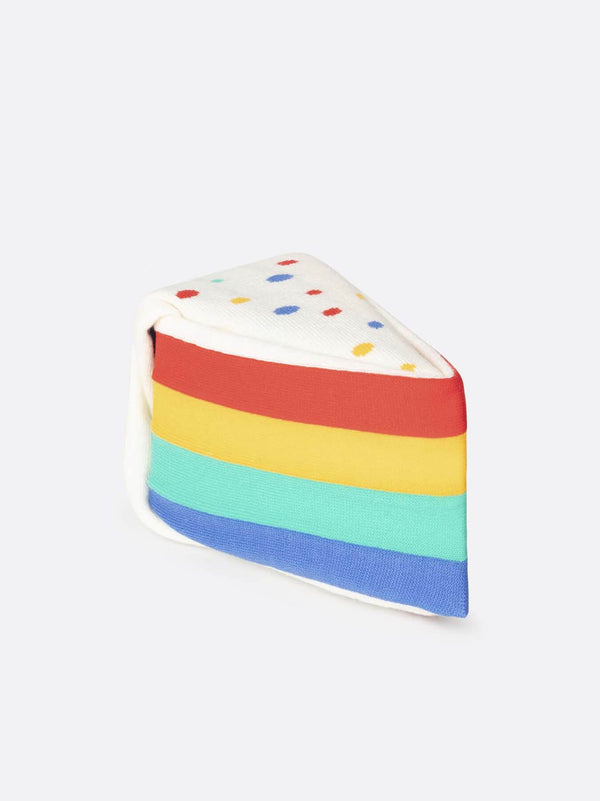 EAT MY SOCKS Rainbow Cake