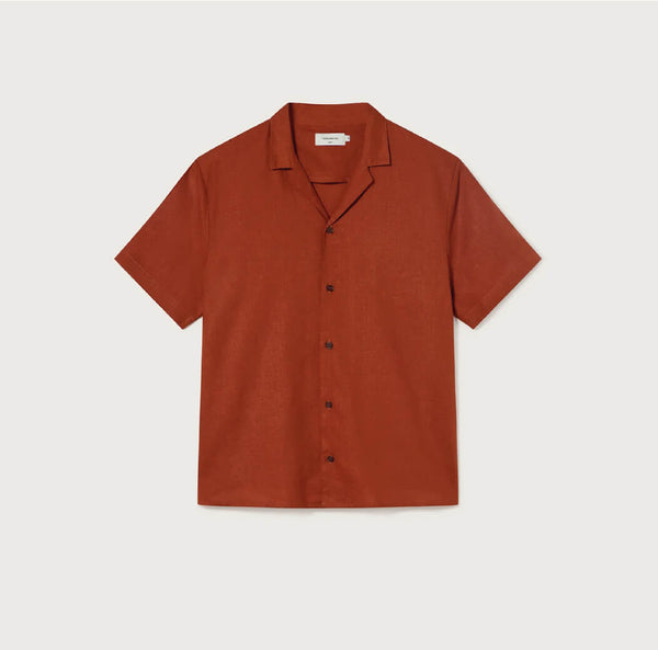 Clay Red Hemp Jules Shirt