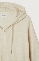 AMERICAN VINTAGE Sudadera Capucha Mujer Itonay Ecru Chine