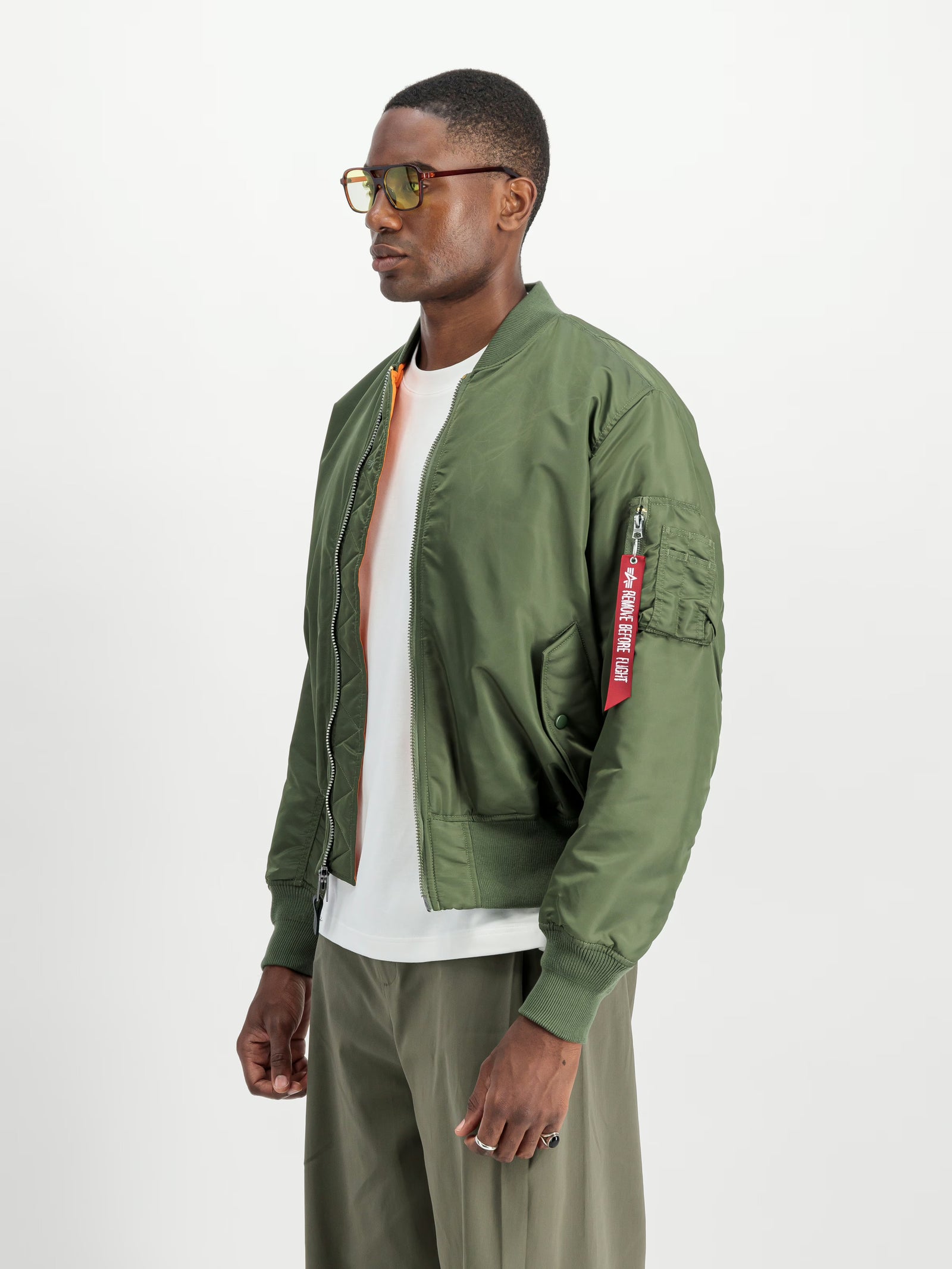 ALPHA INDUSTRIES MA-1 Heritage Bomber Jacket Sage Green – Altell 112