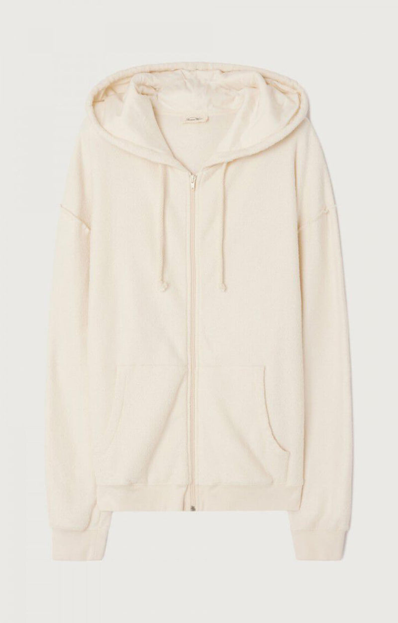 AMERICAN VINTAGE Sudadera Hombre Capucha Bobypark Ecru