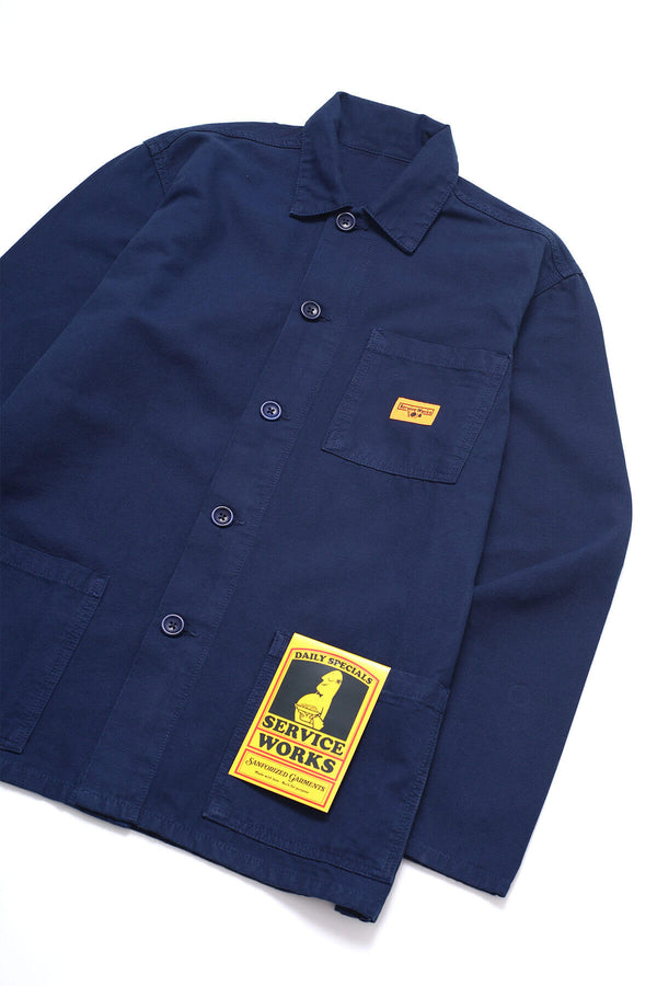 Canvas Coverall Jacket Navy