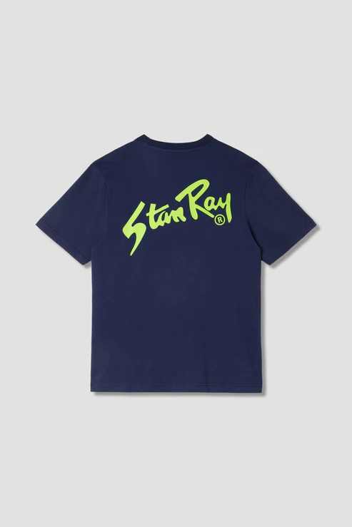 STAN RAY OG Tee Navy / Lime Green