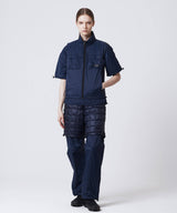 TAION Non Down Mountain Reversible W-Zip Vest Dark Navy / Black