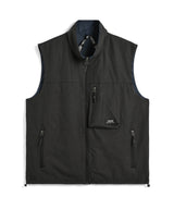 TAION Non Down Mountain Reversible W-Zip Vest Dark Navy / Black