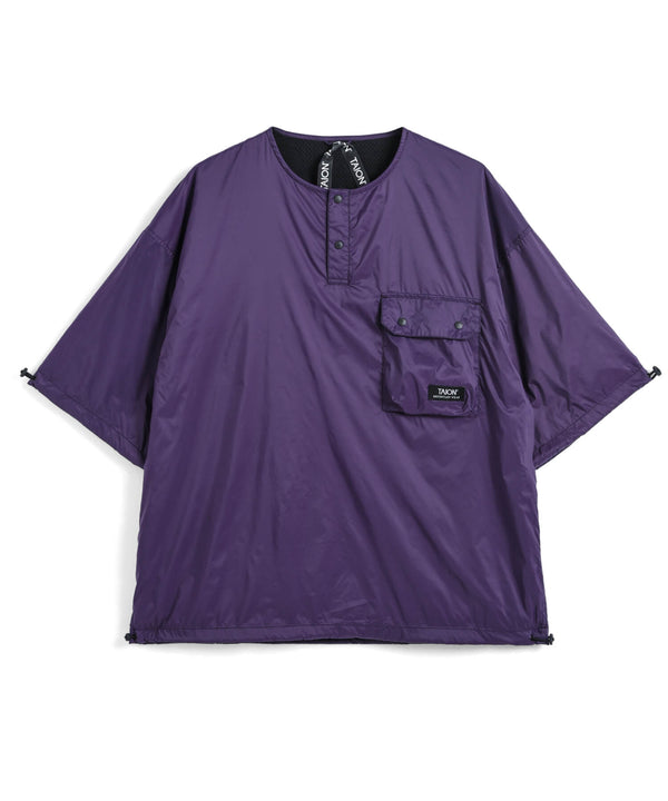 TAION Non Down Mountain Crew Neck Cutsew MT-01 D.Purple