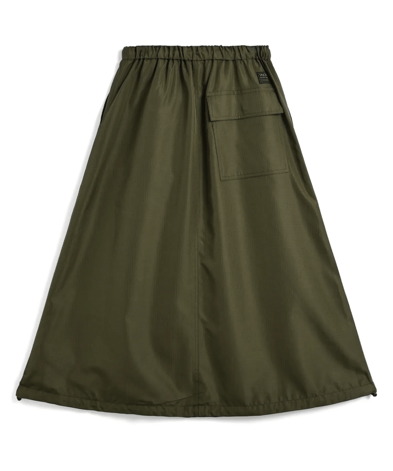 TAION Non Down Military Reversible Skirt Dark Olive