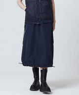 TAION Non Down Military Reversible Skirt Dark Olive