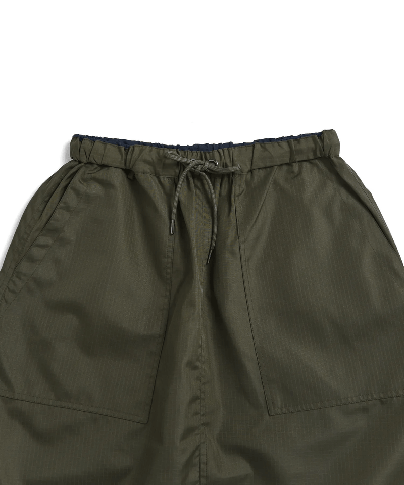 TAION Non Down Military Reversible Skirt Dark Olive