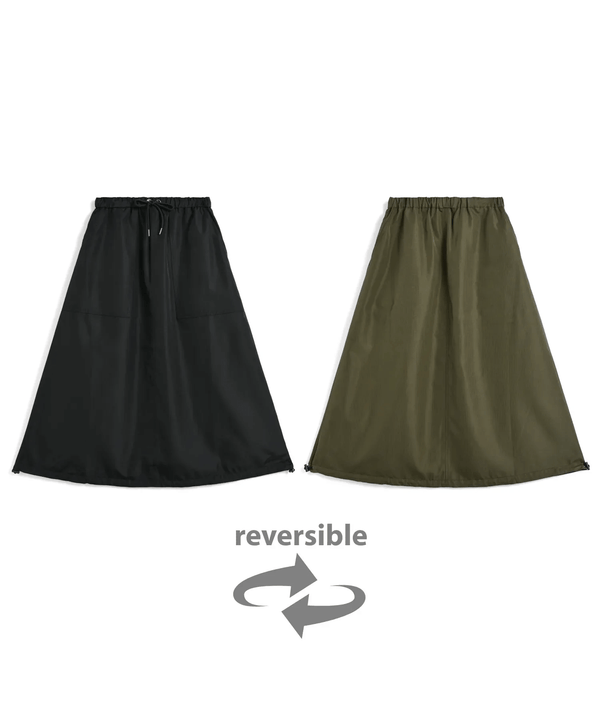TAION Non Down Military Reversible Skirt Black