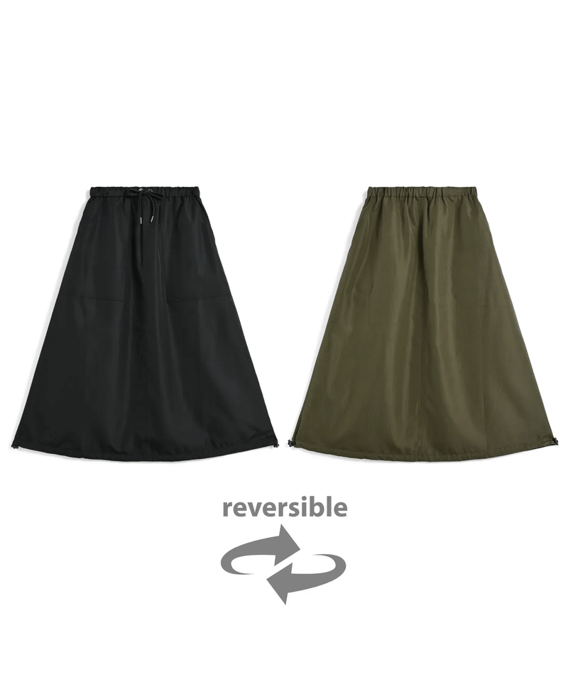TAION Non Down Military Reversible Skirt Black