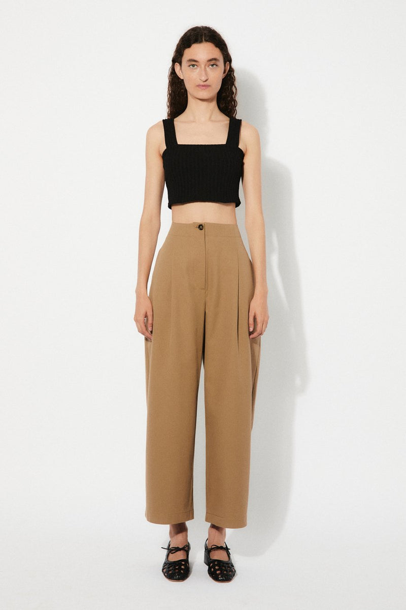 RITA ROW Foam Pants Brown