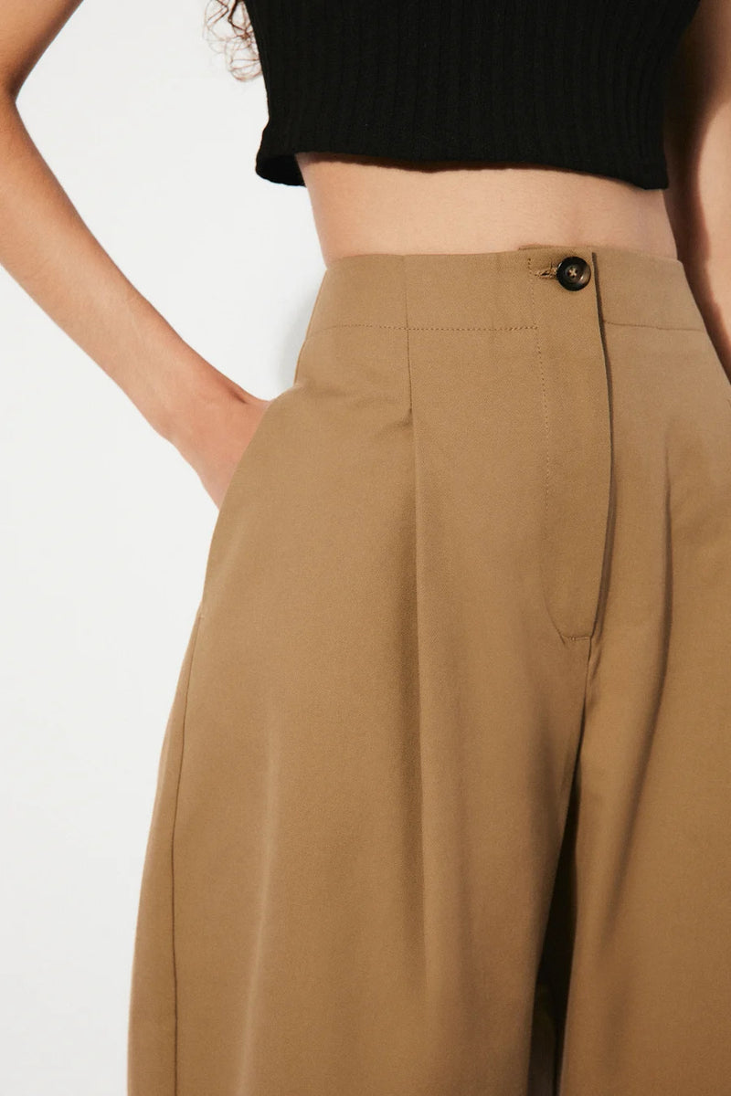 RITA ROW Foam Pants Brown