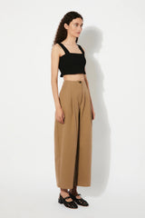 RITA ROW Foam Pants Brown
