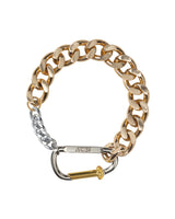 ARIES Column Carabiner Gold Chunky Necklace