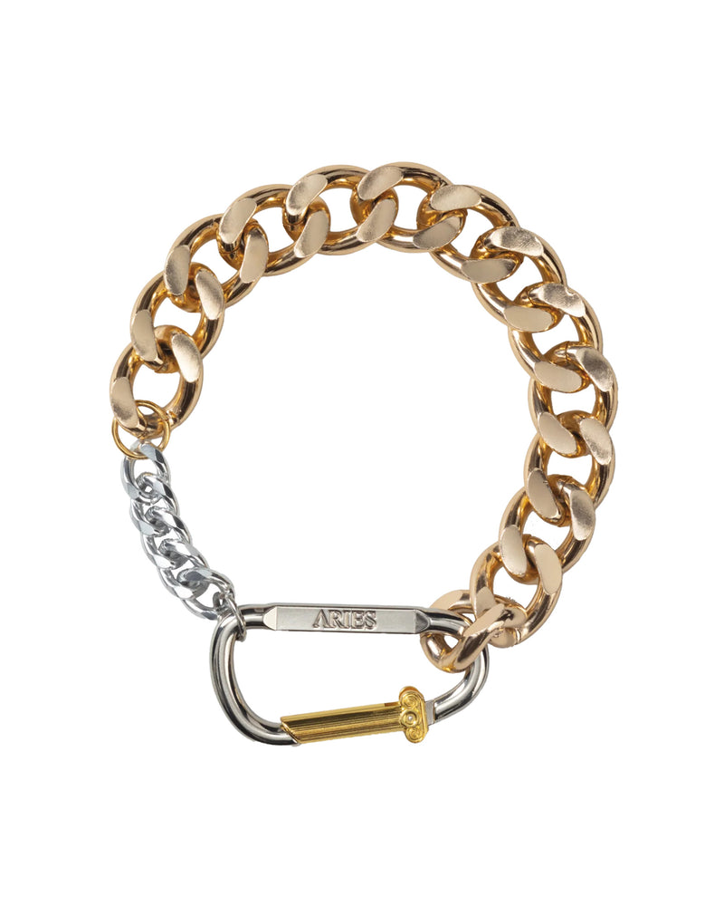 ARIES Column Carabiner Gold Chunky Necklace
