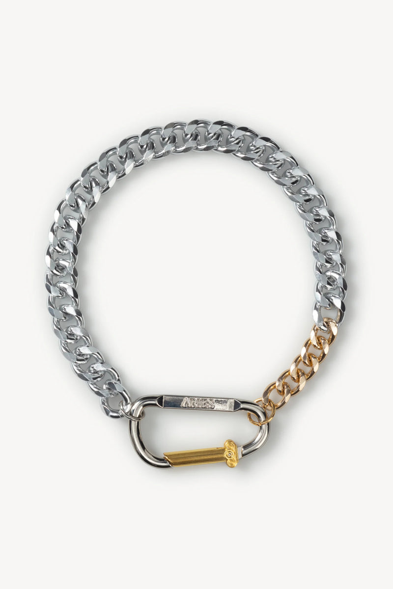 ARIES Column Carabiner Silver Necklace