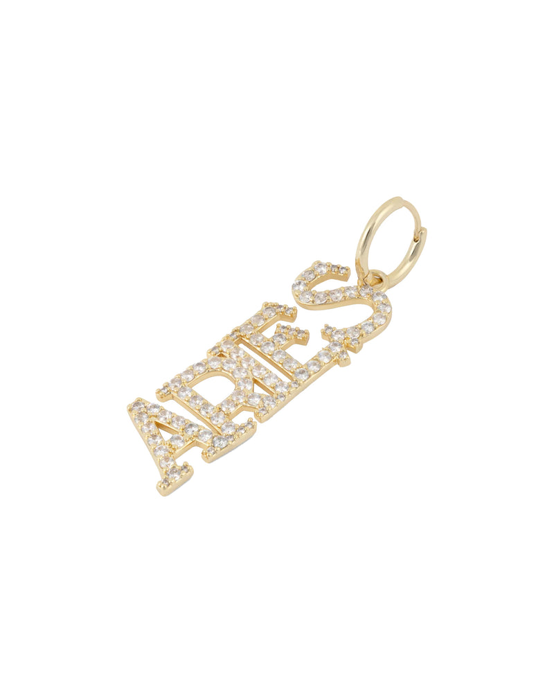 ARIES J'Adoro Aries Paved Earring Gold