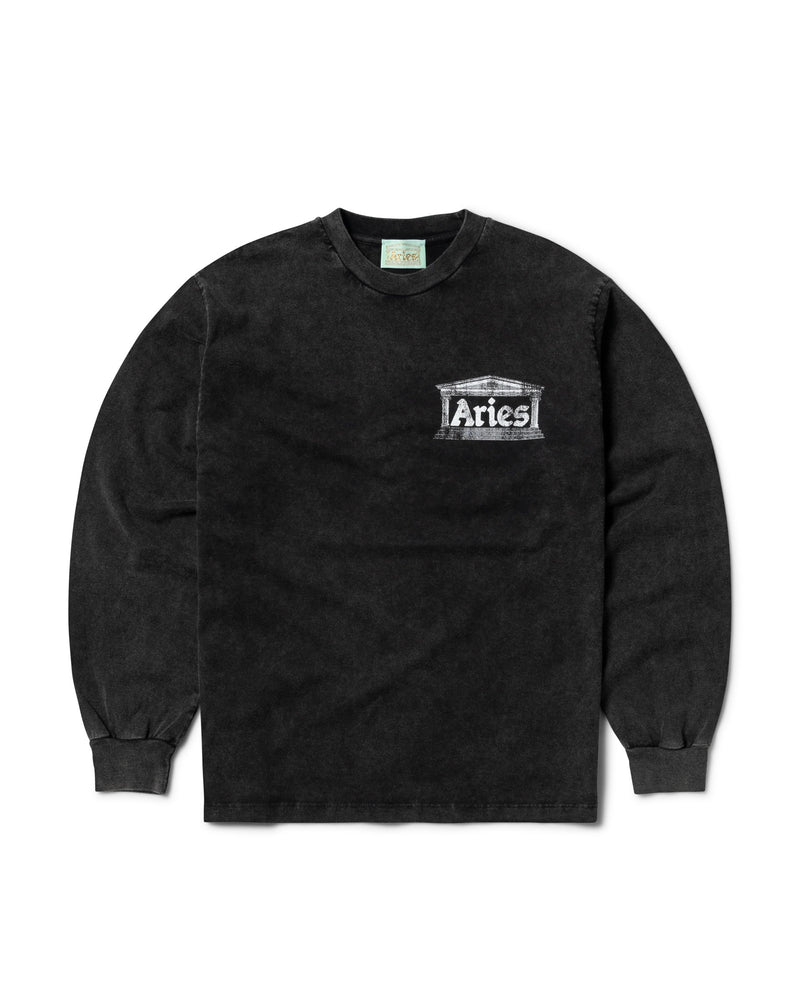 ARIES Aged Ancient Temple LS Tee Black