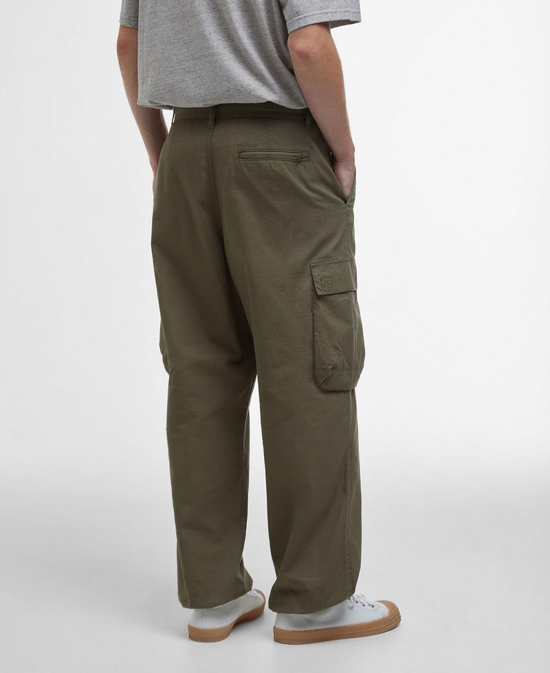 BARBOUR Heritage+ Westmorland Ripstop Cargo Trousers Burnt Olive