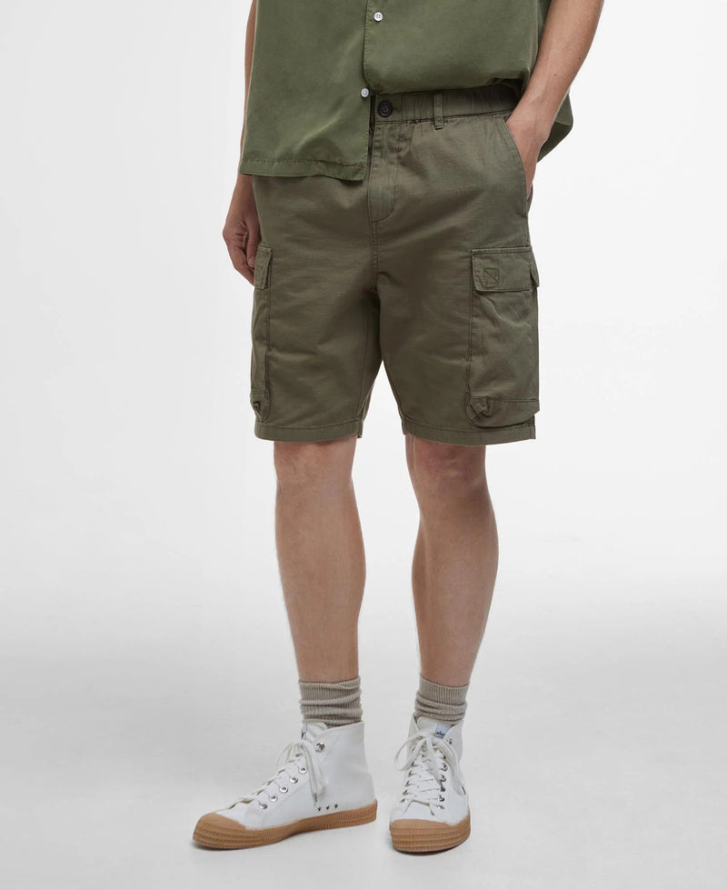 BARBOUR Heritage+ Westmorland Ripstop Cargo Short Burn Olive