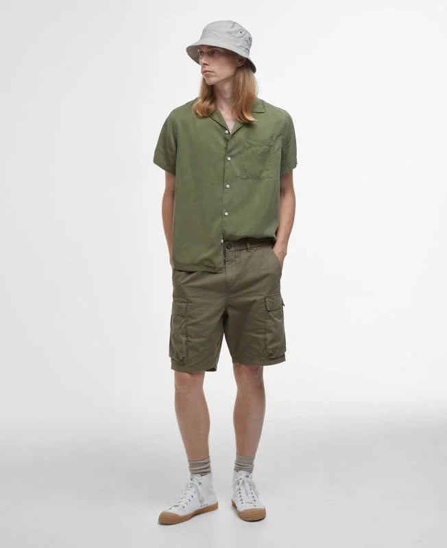 BARBOUR Heritage+ Westmorland Ripstop Cargo Short Burn Olive