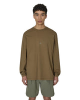 ROA Hiking Logo Long Sleeve T-Shirt Brown Olive