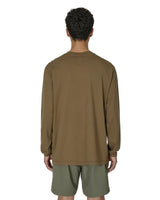 ROA Hiking Logo Long Sleeve T-Shirt Brown Olive