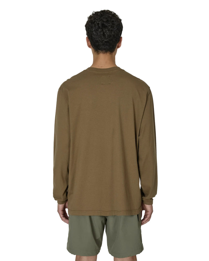 ROA Hiking Logo Long Sleeve T-Shirt Brown Olive