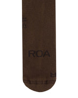 ROA Hiking Logo Socks Brown