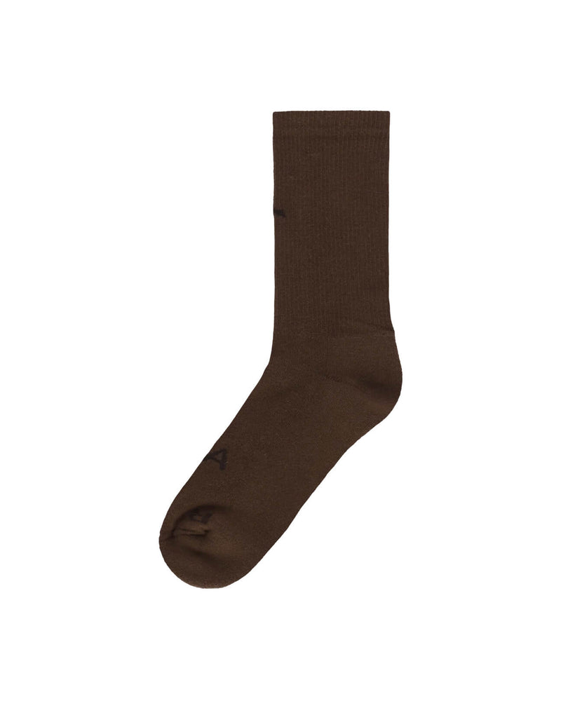 ROA Hiking Logo Socks Brown