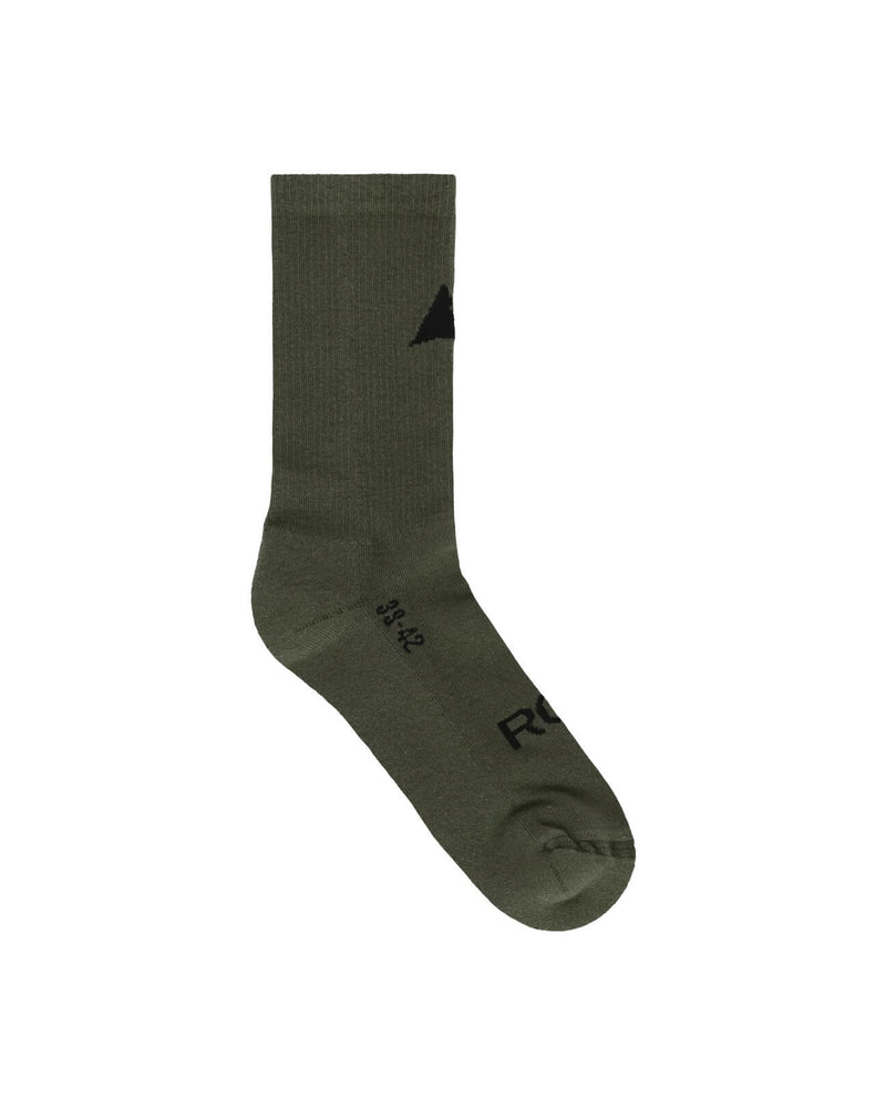 ROA Hiking Logo Socks Dark Olive