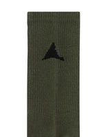 ROA Hiking Logo Socks Dark Olive