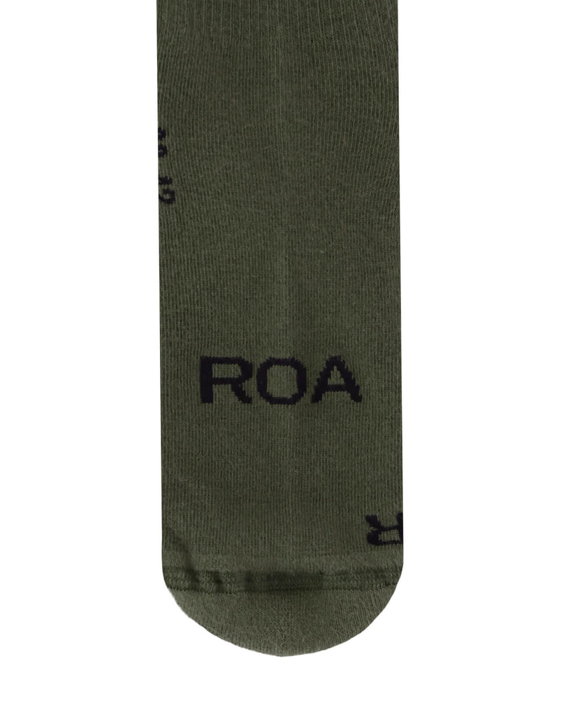 ROA Hiking Logo Socks Dark Olive