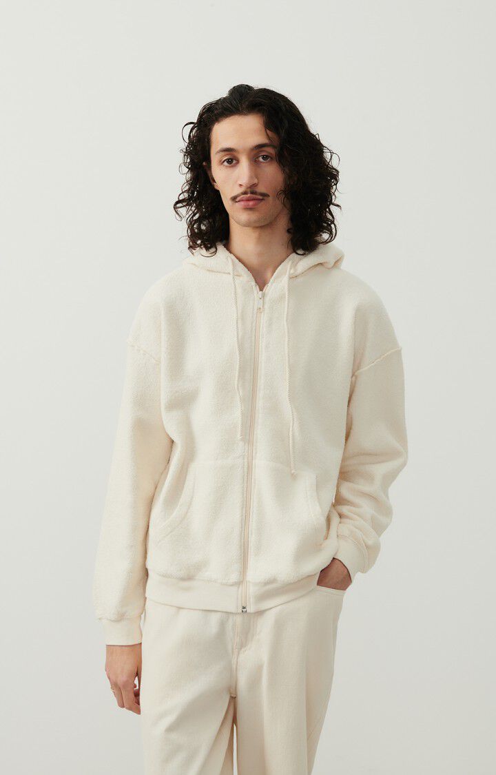 AMERICAN VINTAGE Sudadera Hombre Capucha Bobypark Ecru