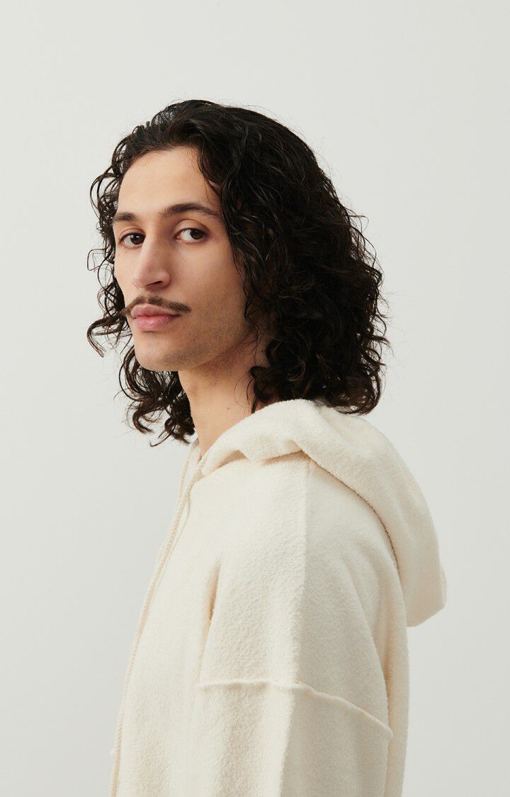 AMERICAN VINTAGE Sudadera Hombre Capucha Bobypark Ecru