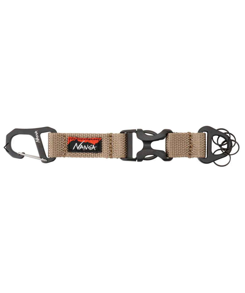 NANGA Carabiner Key Holder Khaki