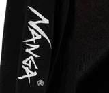 NANGA Eco Hybrid SLV Logo L/S Tee Black