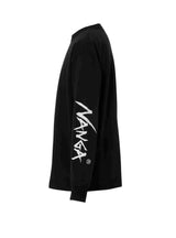NANGA Eco Hybrid SLV Logo L/S Tee Black