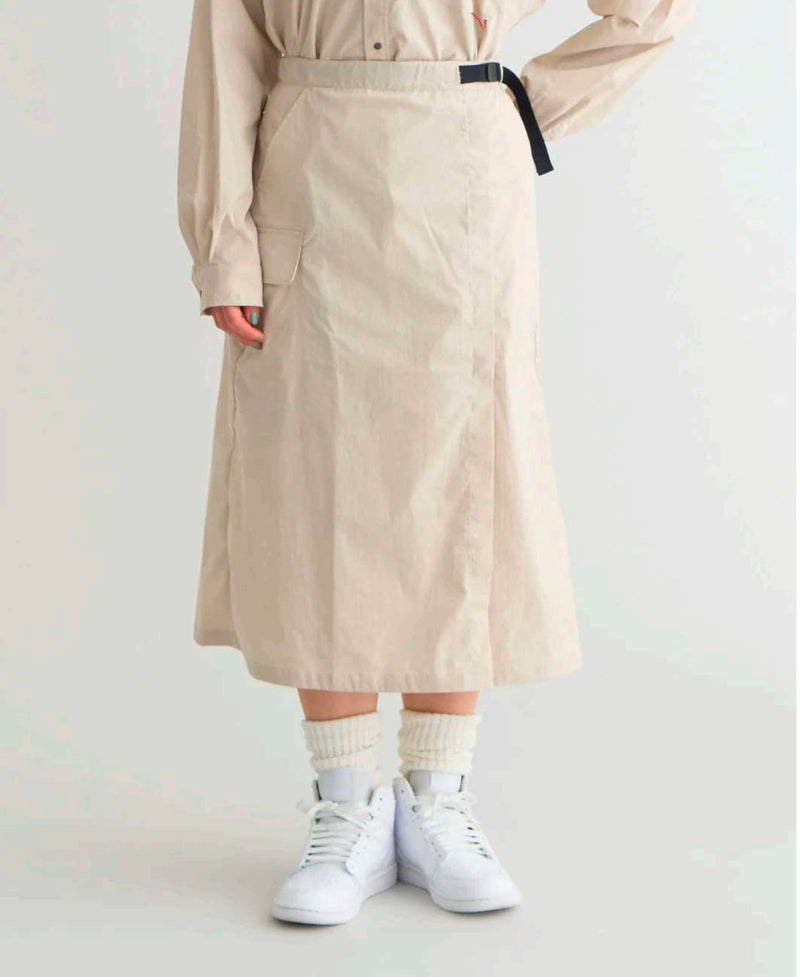 NANGA Hinoc Ripstop UT Skirt W Light Grey