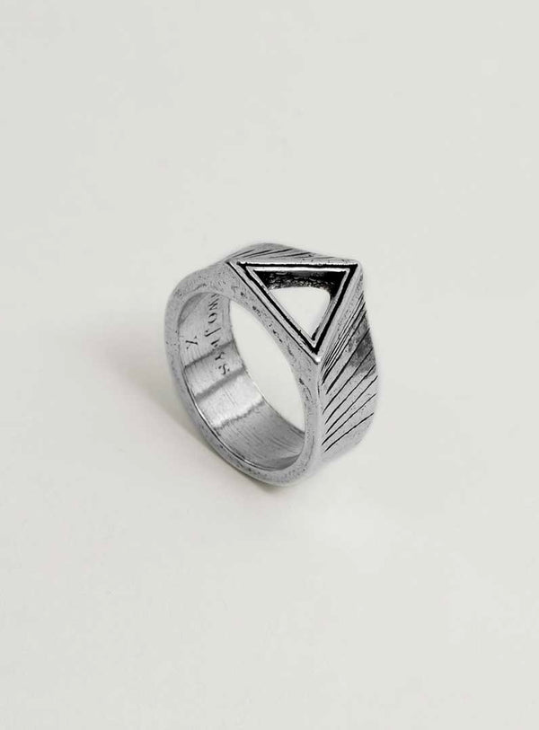 Twojeys Triangle Ring  Silver