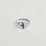 Twojeys Liberty Ring  Silver