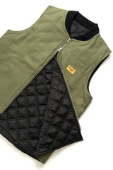 SERVICE WORKS Padded Work Vest Jacke Olive