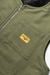 SERVICE WORKS Padded Work Vest Jacke Olive