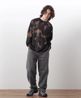 MANASTASH Tie Dye L/S Top Black