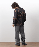 MANASTASH Tie Dye L/S Top Black
