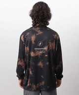 MANASTASH Tie Dye L/S Top Black