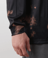 MANASTASH Tie Dye L/S Top Black