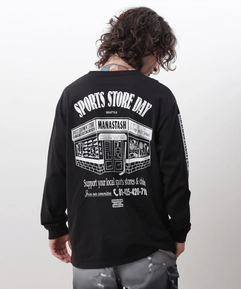 MANASTASH CiTee L/S Tee SSD Black